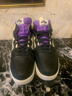 9men Nike Air Force 1 High Black Purple Sneakers