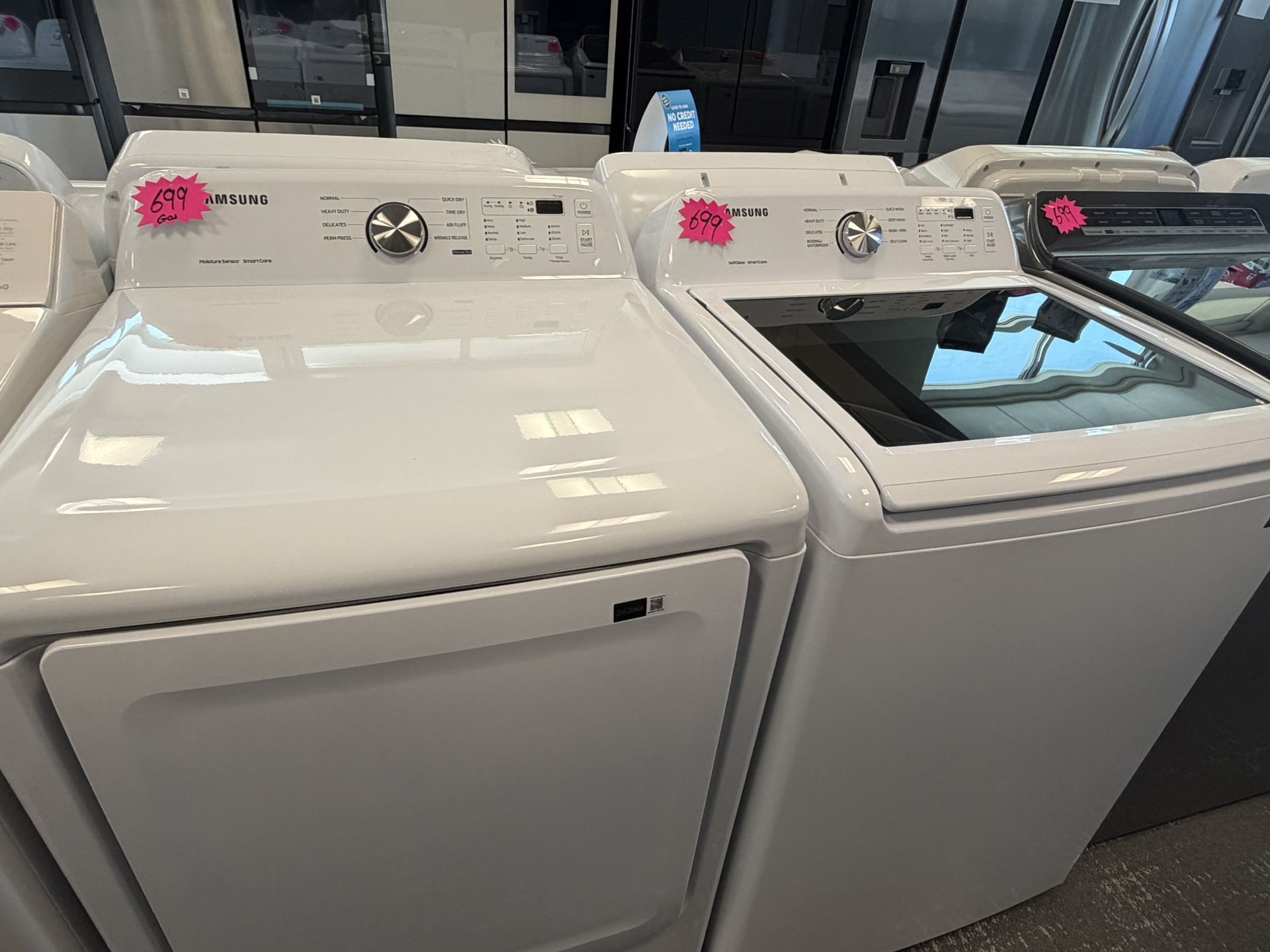 Samsung Washer And Electric Dryer 