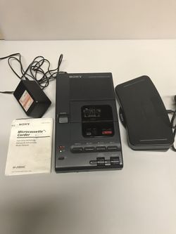 Sony microcassette transcriber