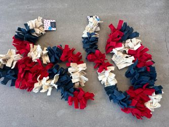 4th of July felt garland- 72 inches