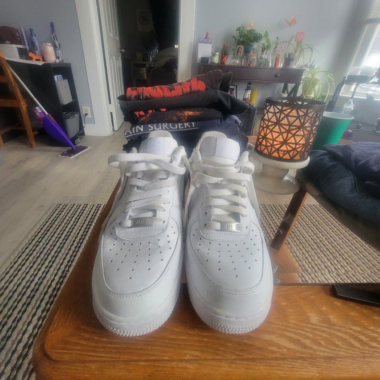 Size 9 AF1 White Nike Sneakers