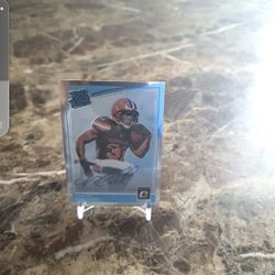 Nick Chubb Autograph Optic Card 036/110
