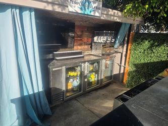 Commercial 3D Door back bar refrigerator