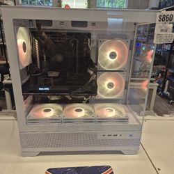 OKINOS Aqua 7 White Gaming PC: 3.6 Ryzen 7 3700x, MSI MAG B550 Tomahawk, USB 3.2, Intel Arc A750 LE, 16GB RAM, 1TB M.2, Wi-Fi 6 + BT 5 $860