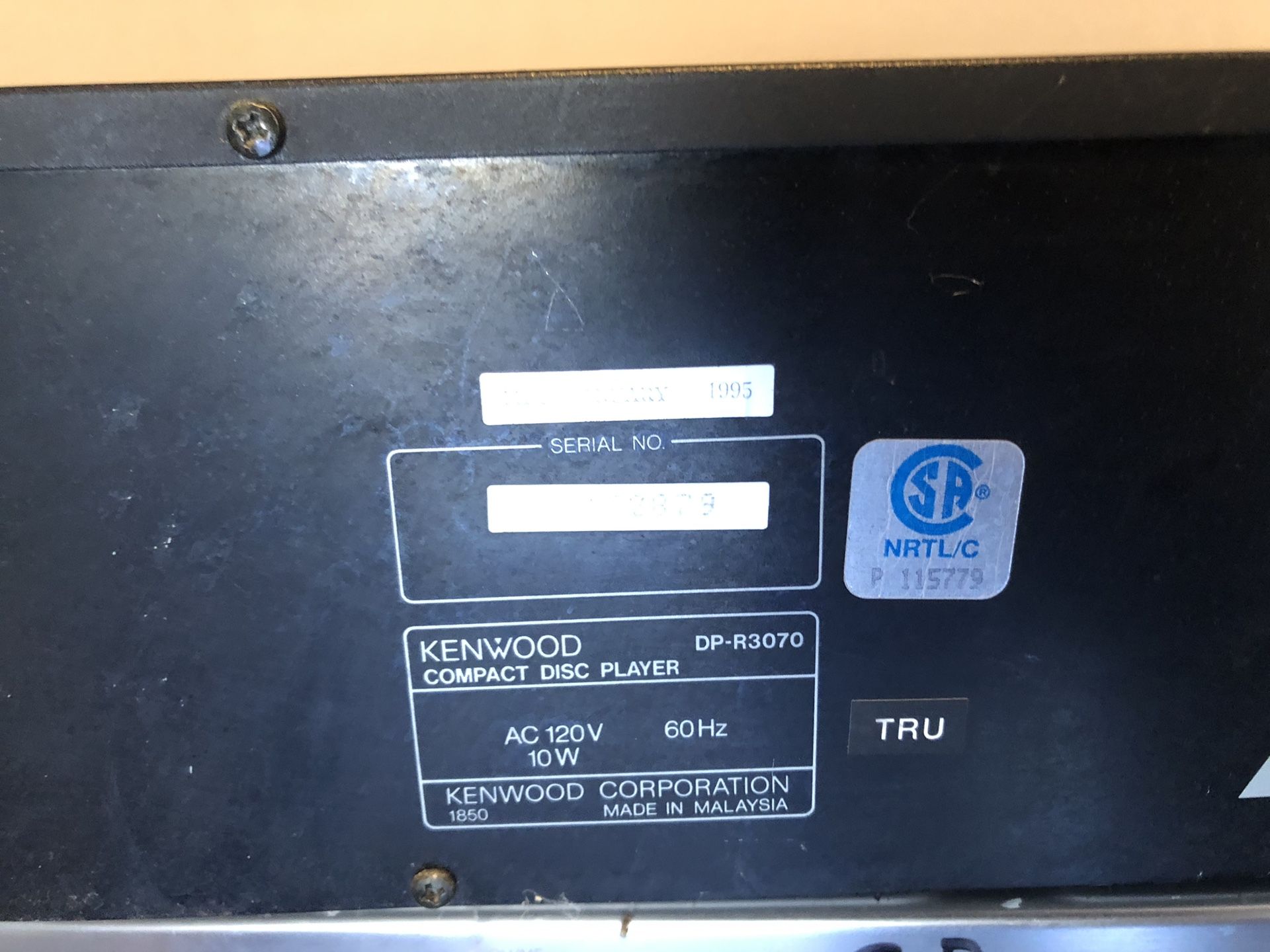 Kenwood CD Player Compact 5 Disc Home Audio DPR3070 (SS2031507) for Sale in Fresno, CA OfferUp