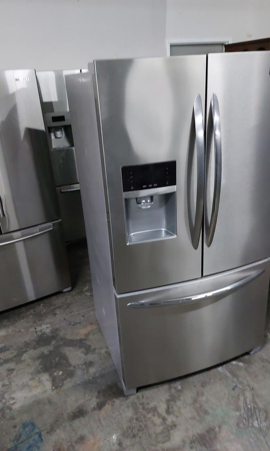 Stainless Steel 3-Door French Door Fridge with IceMaker