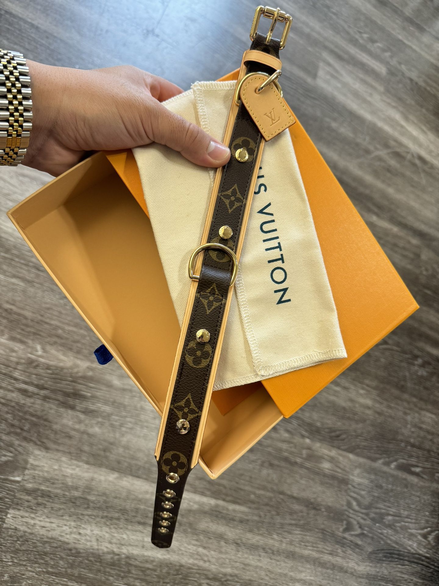 Louis Vuitton Dog Collar 