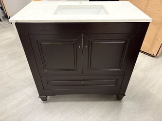 $239 Special Price Bathroom Vanity Cabinet 36 inch  With Countertop and sink