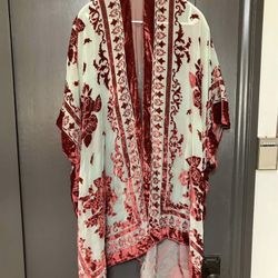 Velvet Kimono Shawl – Size S