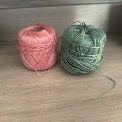 Pink And Teal String 