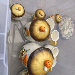 Rare Mushroom Cannister Set 