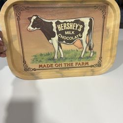 Vintage But In Absolutely New Condition Back Has Never Had Paper Peeled Off 1994 Hersheys Milk Chocolate Serving Tray Wall Plaque Bristleware Advertis