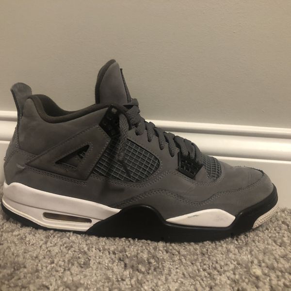 cool grey 4s black laces