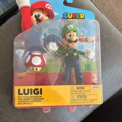 New Luigi with Super mushroom