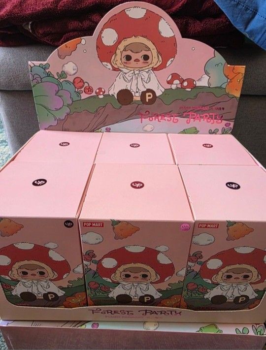 Whole BOX PUCKY FOREST PARTY 6 BOX PLUSH PENDANTS