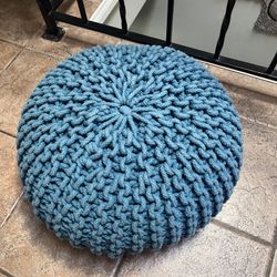 Poof Cotton Ottoman 