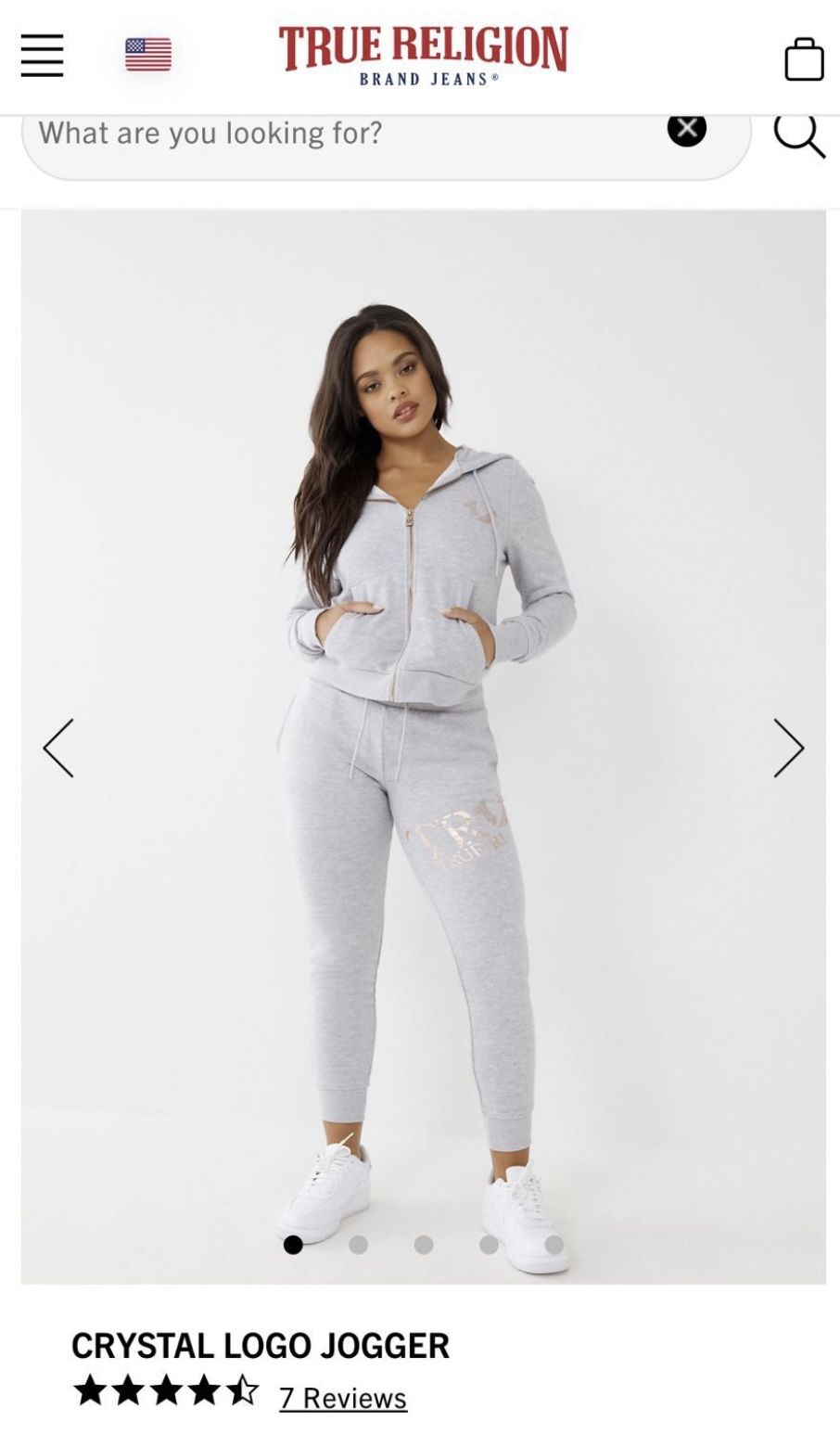 True Religion Sweatsuit Set