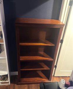 Wooden book shelf