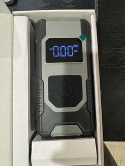 New portable air compressor / tire inflator/ power bank/ flashlight