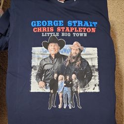 George Strait Chris Stapleton Little Big Town Concert T-Shirt