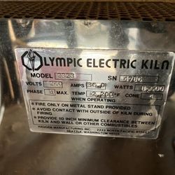 Olympic Electric Kiln Model 2323