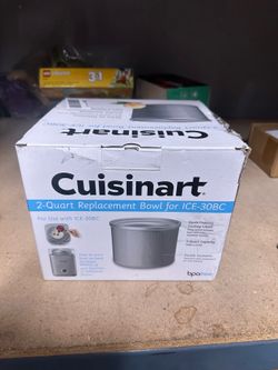 [099].  2qt Replacement Freezer Bowl For Use With Ice-30bc
