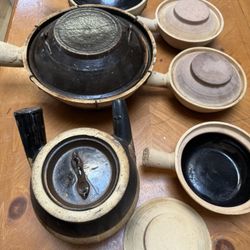 Antique Chinese Clay Cookware 