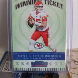 Chiefs Patrick Mahomes Insert Card