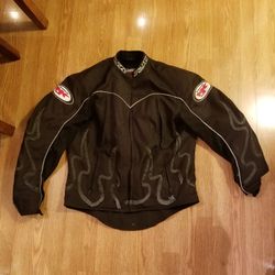NJK Leathers USA Motorcycle Jacket 