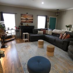 Grey Sectional Sofa With Chaise Lounge