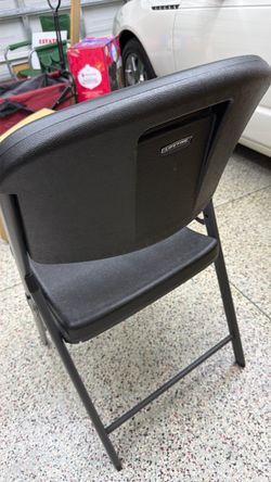 Lifetime Black Folding Chair