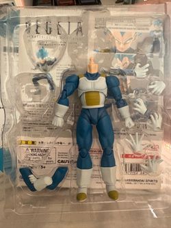 Sh Figuarts Vegeta blue body n accessories w/ bonus df Goku black rose head sculpt