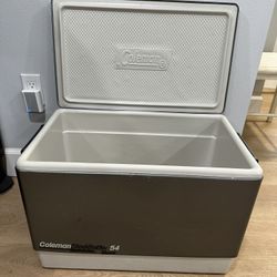 Vintage Coleman Steel Belted 54 Cooler 