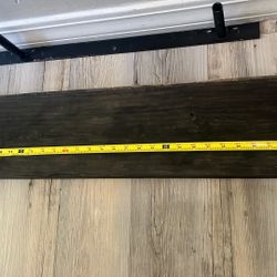 Real wood floating shelf 