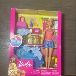 Barbie Doll And  Toy Pups