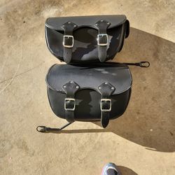 Harley Davidson side bags.