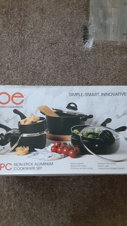 Basic Essential 9PC non-stick cookware set
