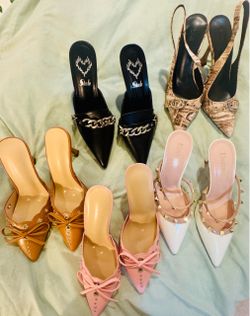 Mules diff brands - some brand new