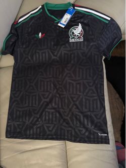 Brand New Adidas Mexico Black Soccer Jersey 2026 (Official Fan Version) - Adult Medium