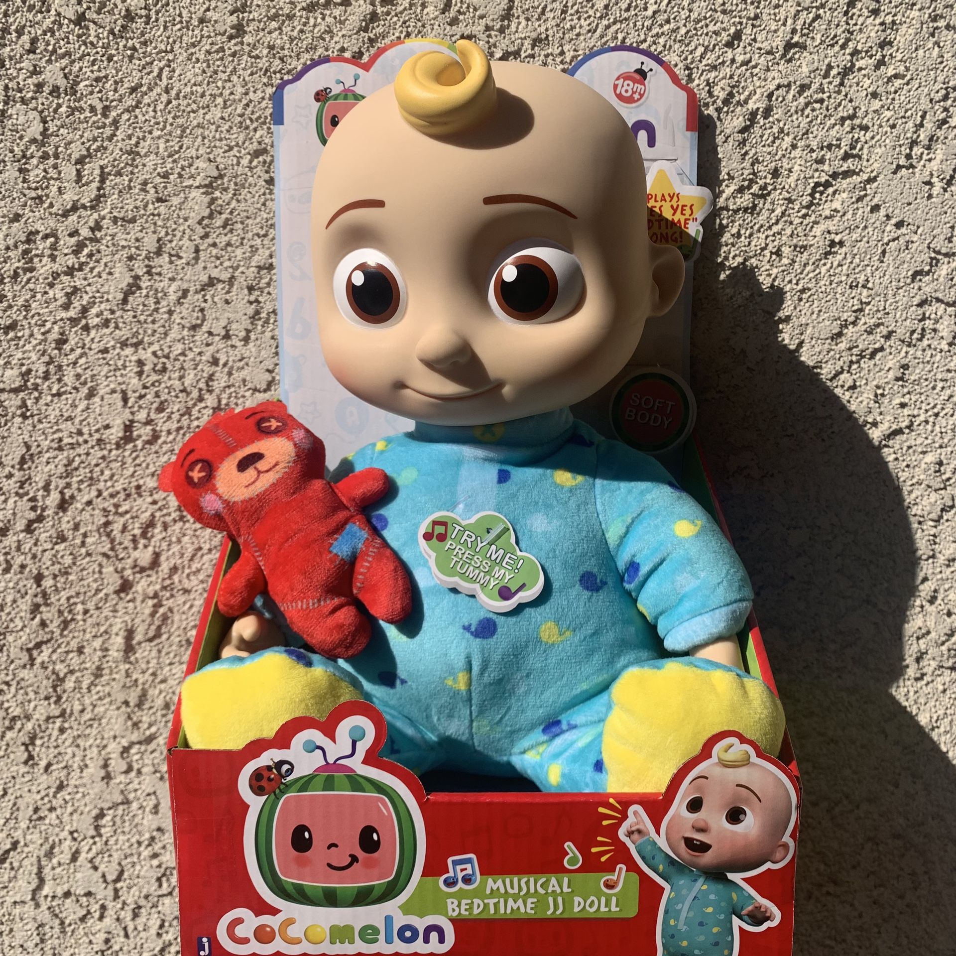 Brand New Cocomelon Musical Bedtime JJ Doll