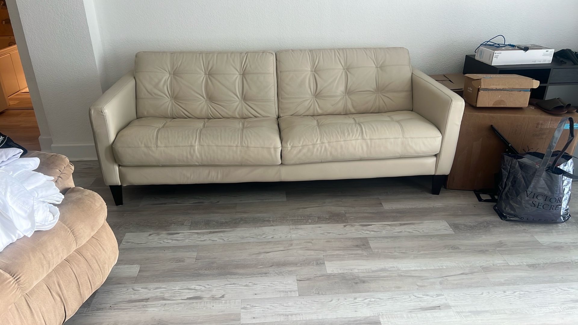 Leather couch