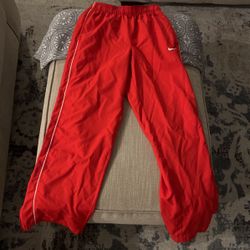 Red Dri Fit Nike Sweatpants 