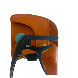 PGL Adjustable Tension Capo for Acoustic and Electric Guitars - Textured Ergonomic Grip, Quality Case, One Handed, Zinc, Buzz Free, Bridge Pin Puller