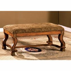 VALLE ANTIQUE OAK BENCH 