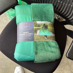 Hooded Outdoor Blanket - NWT