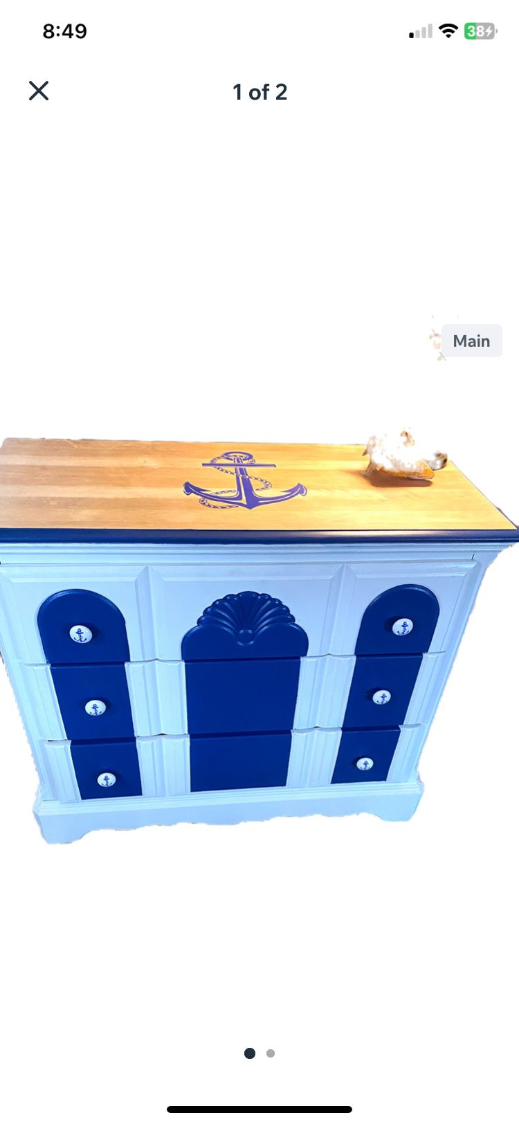 Nautical Inspired Dresser