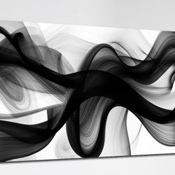 Black And White Abstract Art 