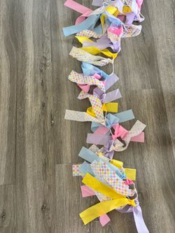 Pastel Ribbon Garland Party Decoration