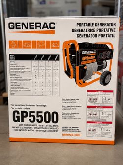 ⚡️ GENERADOR GENERAC GP5500 ⚡️ 🔥 NUEVO EN CAJA 🔥