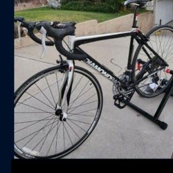 Diamondback Podium Size Large Wheels 700cc Speeds 24  With Trainer And Led Light 